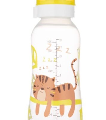 Canpol babies: Fľaša s potlačou Tigrík 250ml (žltá)