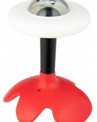 Canpol Babies: Senzorická hrkálka s hryzátkom (červená)