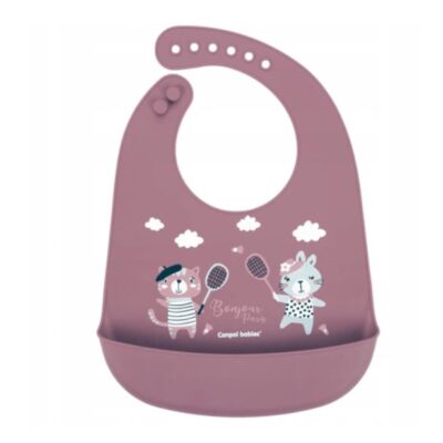 Canpol babies: Podbradník Bonjour Paris (bordový)