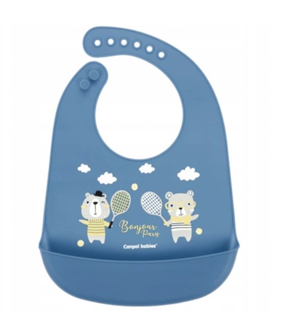 Canpol babies: Podbradník Bonjour Paris (granátový)