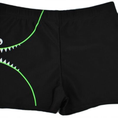 Chlapčenské plavky - Noviti, Shark, čierno/zelená