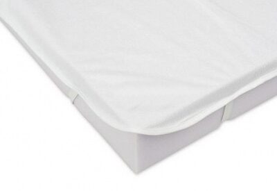 Chránič matrace do postielky, 120 x 60 cm, biely