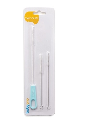 Čistiace štetce na slamky - 3ks