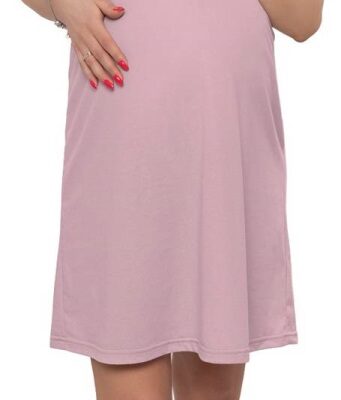 Dámska tehotenská/dojčiaca nočná košeľa Luna, púdrová, veľ. XXL