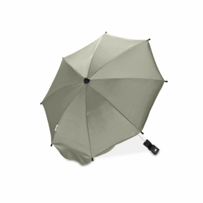 Dáždnik/slnečník ku kočíku - šedý polar