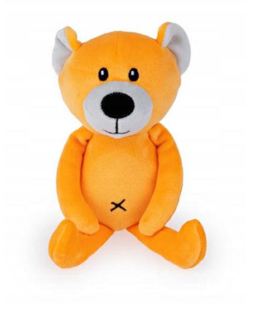 Detská plyšová hračka/maznáčik Macko 19cm, oranžový