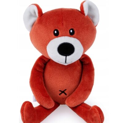 Detská plyšová hračka/maznáčik Macko, 19cm , tehlový