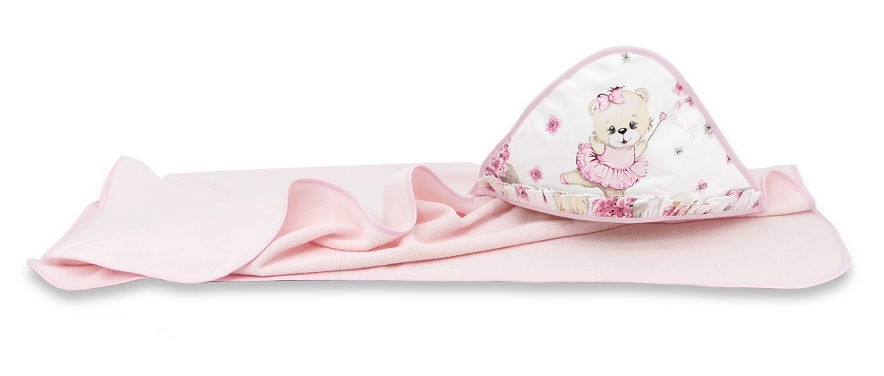 Termoosuška Míša Baletka 100x100cm (ružová)