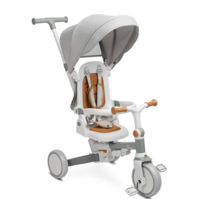 Detská trojkolka 3v1 Faro - šedá