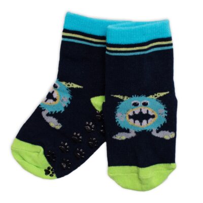 Detské ponožky s ABS Príšerky - granát