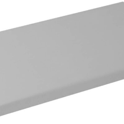 Detské prestieradlo do postieľky, hladká bavlna 120x60 cm, sivé