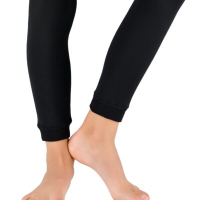 Detské termo legíny, čierne