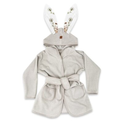 Detský termožupan s uškami Kocúrik a púpava - béžový