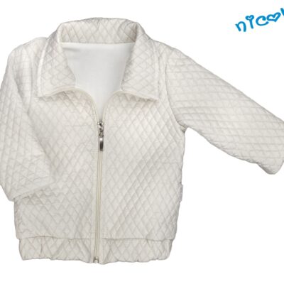 Dojčenská bunda Nicol, Paula - sivá, veľ. 98