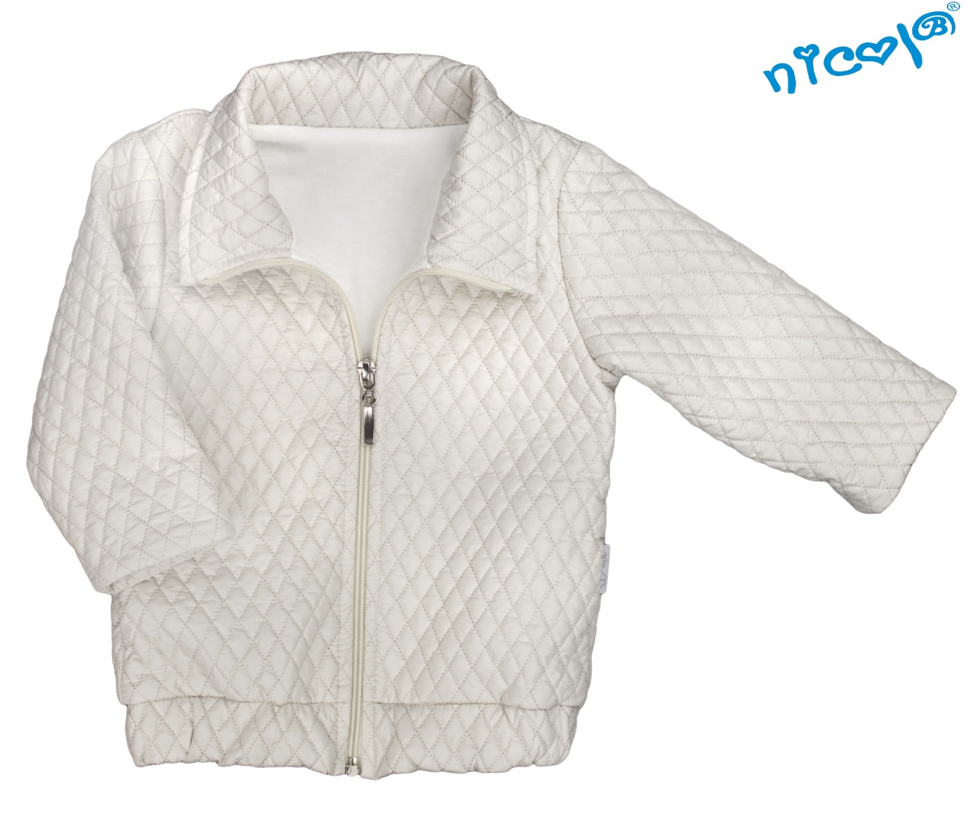 Dojčenská bunda Nicol, Paula - sivá, veľ. 98