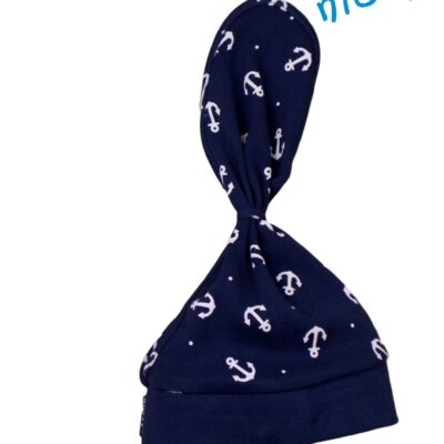 Dojčenská uzlík Nicol Sailor - tm. modrý, veľ. 80/86