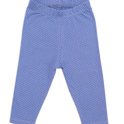 Dojčenské legíny K-Baby, modré s bodkami, veľ. 68