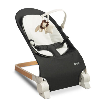 Dojčenské lehátko, ergonomické Pine - čierne