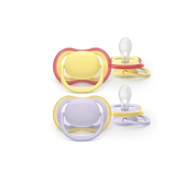 Dojčenský cumlík, cumlík Air, nočné, 0-6m, fiolet