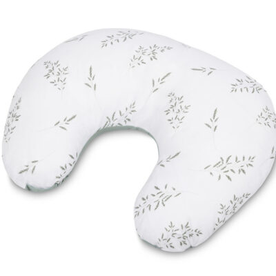 Dojčiace vankúš, podkova, mušelín, bavlna, Lúka, zelená