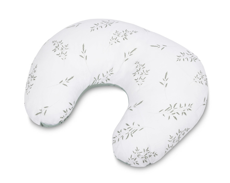 Dojčiace vankúš, podkova, mušelín, bavlna, Lúka, zelená