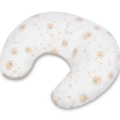 Dojčiace vankúš, podkova, mušelín, bavlna, Púpava, béžová