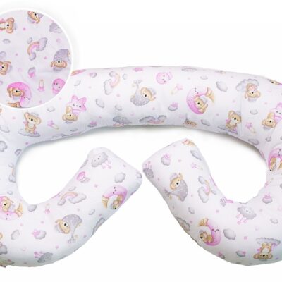 Dojčiace vankúš/relax. poduška MAXI, Dreams Koala, ružový