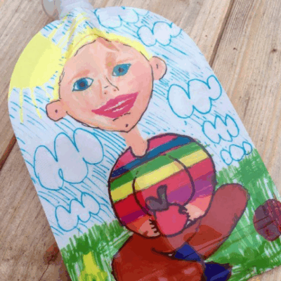 Domky: Klasická plniteľná kapsička (maľovaná)