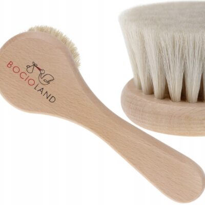 Drevená kefa s mäkkým prírodným vlasom