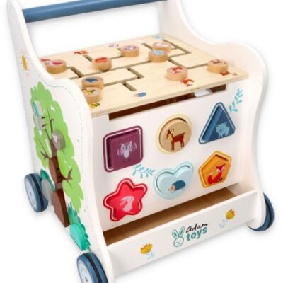 Drevené chodítko 5v1 (Lesné zvieratká)