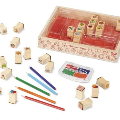 Drevené pečiatky v krabici Melissa&Doug - Top Series