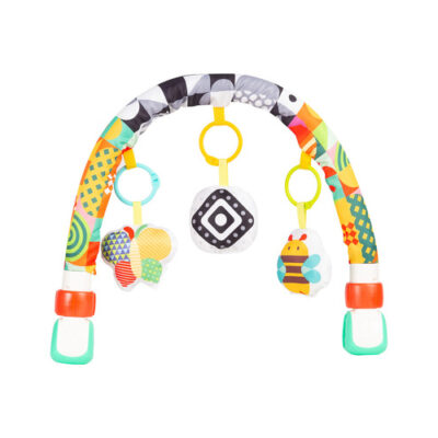 Edukačná hrazdička na kočík - farebná