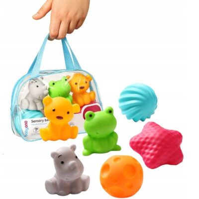 Edukačné senzorické balóniky, 6 ks v taške