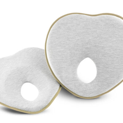 Ergonomický, tvarujúci vankúšik pre bábätko - šedá, béžová