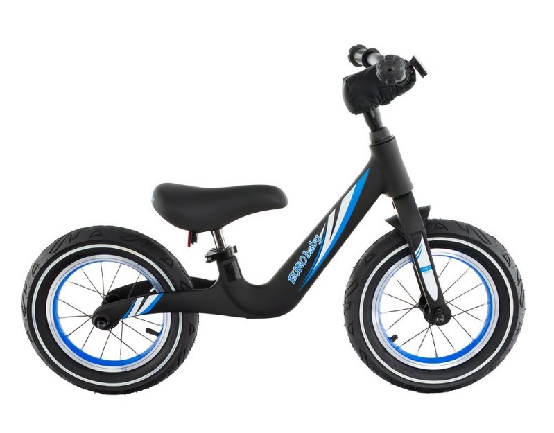 Euro Baby: Detské odrážadlo/bicykel (čierne)