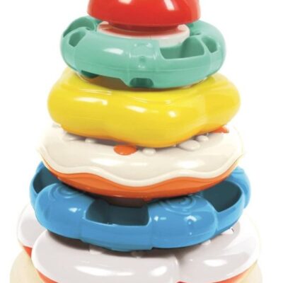 Farebná krúžková veža Disney Baby - Mickey Mouse