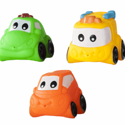 Hencz Toys: Gumové autíčka do vane (2ks)