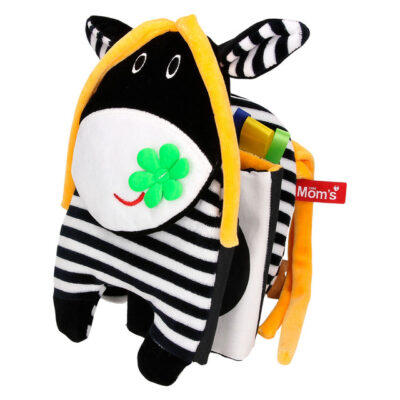 Hencz Toys: Textilná šuštiaca knižka Kravička