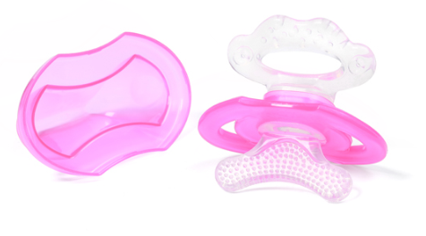 Silikónové masážne hryzátko - "cumlík"