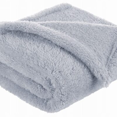 Jemná fleecová dečka 80 x 100 cm - šedá