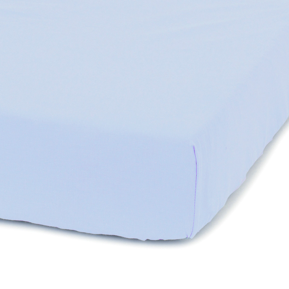 Jersey prestieradlo 60x120cm - sv. modré