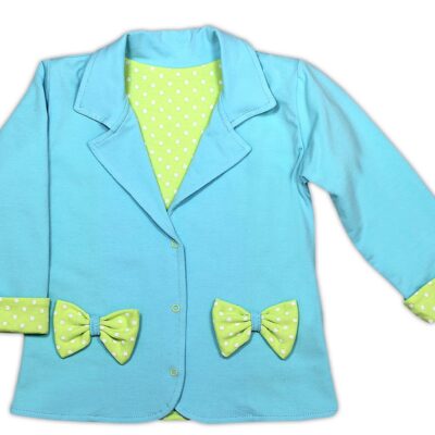 Kabátik/sáčko NICOL KVETINKA - sv. modrá, vel. 98