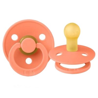 Kaučukový cumlík, BIBSKaučukový cumlík BIBS, 0-6 m, korálová