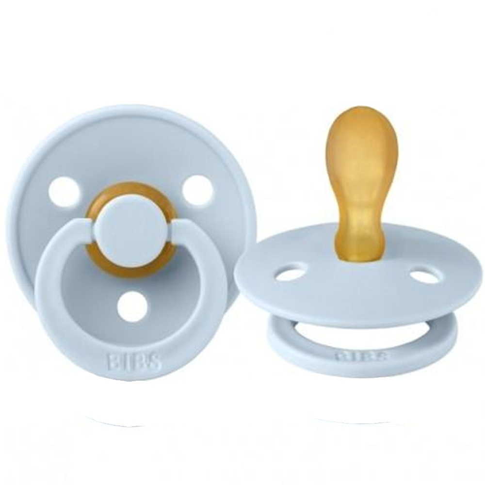 Kaučukový cumlík, BIBSKaučukový cumlík BIBS, 0-6 m, sv. modrá