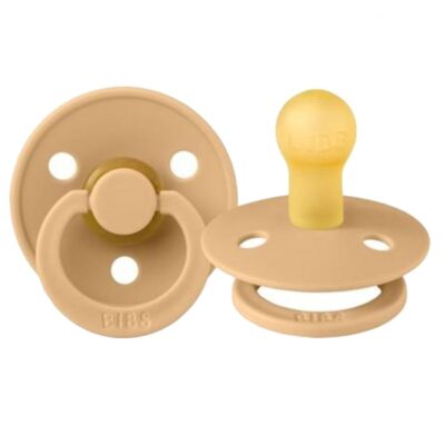 Kaučukový cumlík, BIBSKaučukový cumlík BIBS, 0-6 m, žlto/pieskový