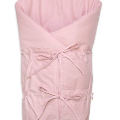 Klasická retro zavinovačka NATURE šnurovacia s výplňou - púdrová