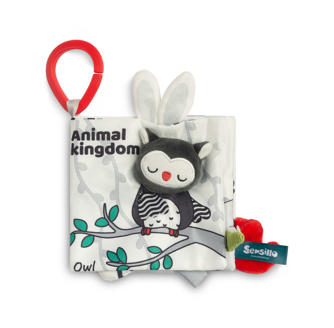 Kontrastná knižka pre bábätko black&white - Sova