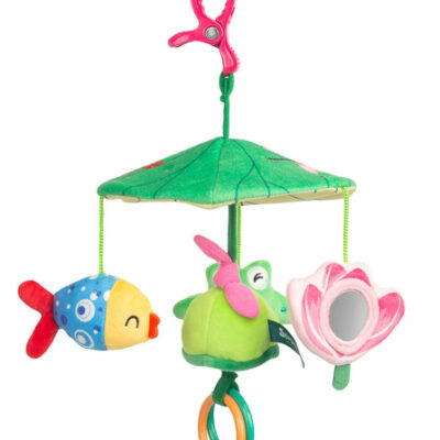 Kontrastný kolotoč nielen do kočíka Colorful - Žabka