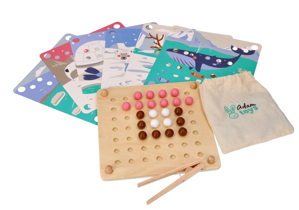 Logická hra: Hádanka s loptičkami Antarktída