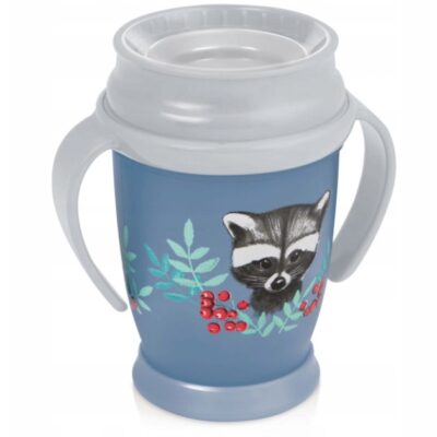 LOVI: Kúzelný hrnček 360° 9+ Wild Soul (modrý, 250ml)